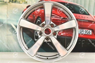 20" Felga Carrera Exclusive, 8,5J x 20 ET50, platynowy srebrny