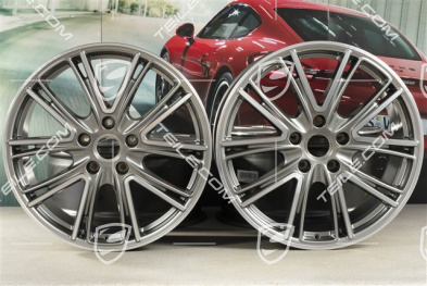20" komplet felg Exclusive Design, 10,5J x 20 ET71 + 9,5J x 20 ET71, do użytku w zimie, platinum silver