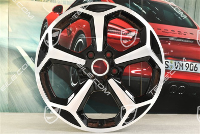 20-inch Rim Offroad Design 9J x 20 ET54, black high gloss + glossy Surface