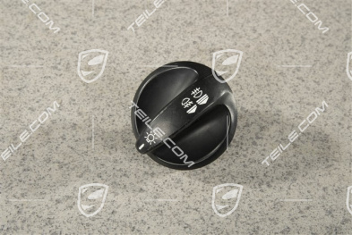 Headlight switch knob, matt black