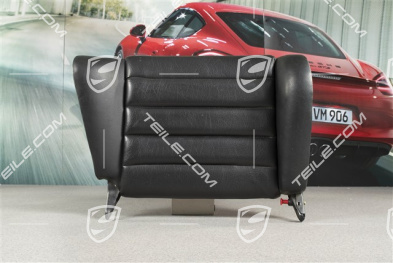 Back seat backrest, Cabrio, Leatherette, Black, R
