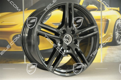 20-inch wheel rim Panamera Turbo, 10,5J x 20 ET71, for winter use, black high gloss