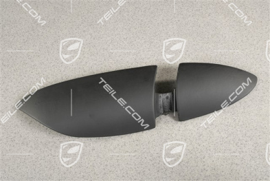 Abdeckblende, Armlehne, Tuer hinten, Leder, Schwarz, L