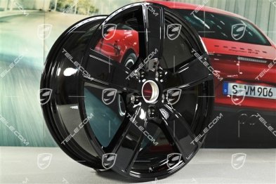 20" Felgensatz Carrera Sport, 8,5J x 20 ET57 + 10,5J x 20 ET51, schwarz hochglanz