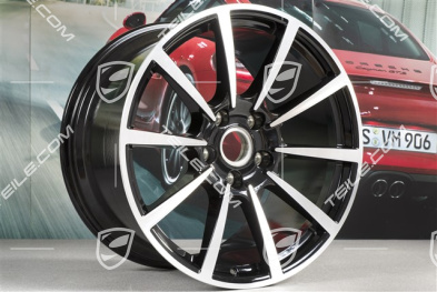 20" Felge Carrera Classic (II), 11,5J x 20 ET56, schwarz hochglanz