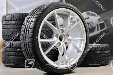 20" koła zimowe, komplet Carrera S (IV), felgi 8,5J x 20 ET49 + 11J x 20 ET56 + opony zimowe Pirelli Sottozero II 245/35 R20 + 295/30 R20