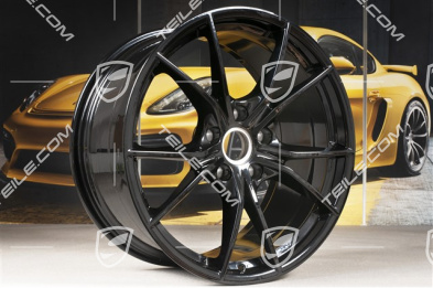 20" Felge Carrera S IV, 10J x 20 ET45, schwarz hochglanz