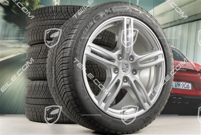 20" Winterräder Satz "Panamera Turbo", Felgen 9,5 J x 20 ET71 + 10,5 J x 20 ET71 + Michelin Pilot Alpin 4 Winterreifen 275/40 R20 + 315/35 R20