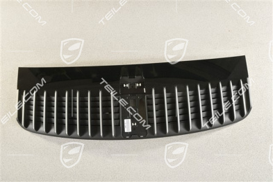 Coupe, ventilation grille with moulding trim in Galvano silver, for rear lid