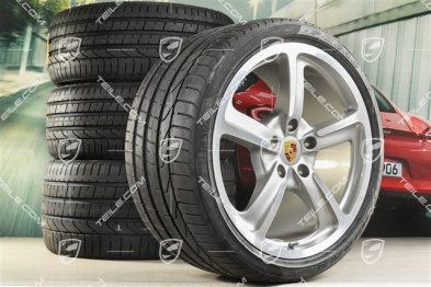 20" Koła letnie komplet SportTechno, felgi 9J x 20 ET51 + 11,5J x 20 ET48, opony letnie 245/35 ZR20 + 305/30 ZR20, z czujnikami ciśnienia