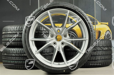 20" koła letnie, komplet Carrera S IV, felgi 8,5 J x 20 ET49  + 11,5 J x 20 ET56 + opony 245/35 ZR 20+305/30 ZR20 z czujnikami