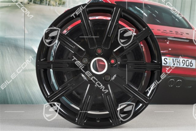 20" Felga Sport Aero, 11J x 20 ET60, czarny wysoki połysk