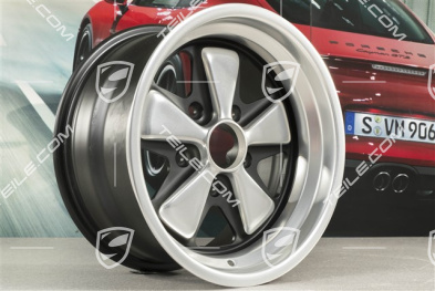 15-inch Fuchs wheel rim 8J x 15, prod. year 1981, restored