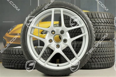 19-inch Carrera S II winter wheels, wheels: 8J x 19 ET57 + 11J x 19 ET67, Nokian WR winter tyres 235/35 R19 + 295/30 R19, without TPMS