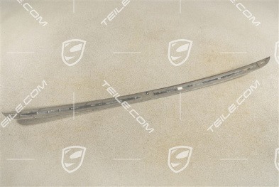 Zierleiste für Heckklappe, Aluminium Paket, Platinsilber metallic