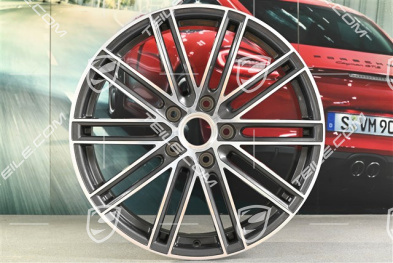 20-inch wheel rim 911 Turbo IV, 8,5J x 20 ET49, Titan