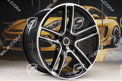20" Felga "Macan Turbo", 10J x 20 ET19, BORBET, czarny perłowy metalik Jet Black