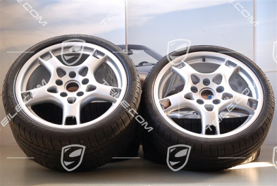19" Winterräder Carrera S, C2 / C2S, Felgen 8J x 19 ET57 + 11J x 19 ET 67, Reifen 235/35 R19 + 295/30 R19