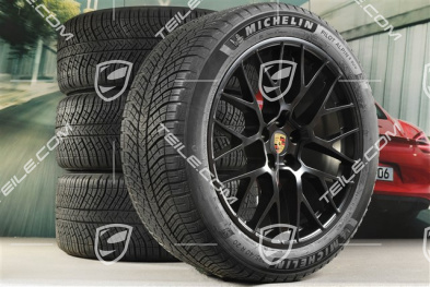 20-inch "RS Spyder Design" winter wheels set, rims 9J x 20 ET26 + 10J x 20 ET19, Michelin Pilot Alpin 5 SUV winter tyres 265/45 R20 + 295/40 R20, with TPMS, black satin mat