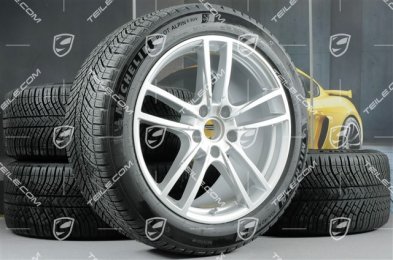 20-inch Cayenne Sport winter wheel set, rims 9J x 20 ET50 + 10,5J x 20 ET64 + NEW Michelin winter tyres 275/45 R20 + 305/40 R20, with TPMS