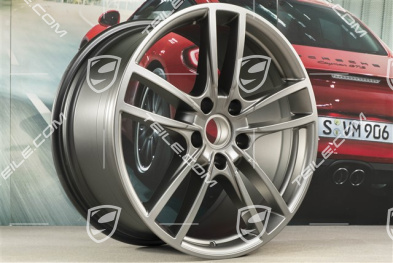 20" Felge Cayenne Sport, 10,5J x 20 ET64, Platinum-Seidenmatt