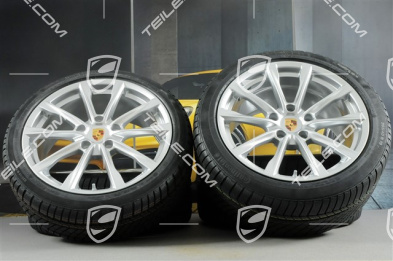 19" Boxster S Winterräder Satz, Felgen 8J x 19 ET57 + 10J x 19 ET45 + NEUE Continental WinterContact TS 830P Winterreifen 235/40 R19 + 265/40 R19