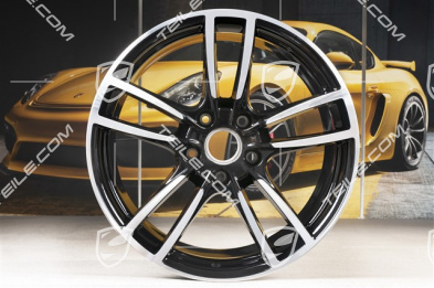 20" Felge Cayenne Sport, 10,5J x 20 ET64, schwarz hochglanz