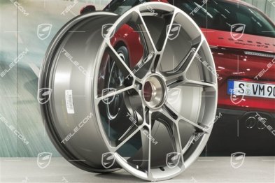 20-inch GT3 wheel rim, 9,5J x 20 ET46, dark silver