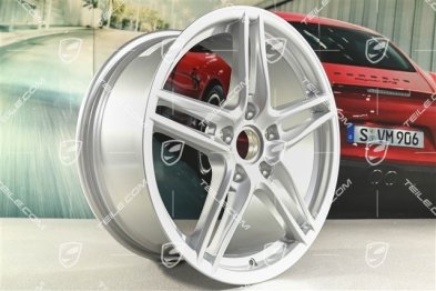19" Felgensatz Carrera VI, 8,5J x 19 ET50 + 11J x 19 ET56, Brilliantsilber