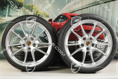 20" Komplet kół letnich Carrera S III, 8,5J x 20 ET51 + 11J x 20 ET52 + opony 245/35 ZR20 + 305/30 ZR20, bez czujników RDK