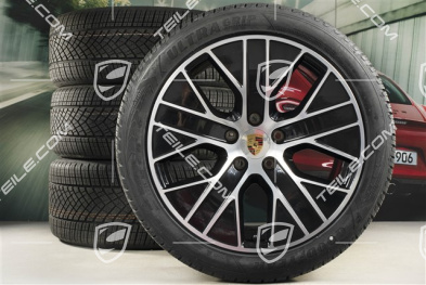 20" koła zimowe Turbo Aero, komplet, felgi 9J x 20 ET54 + 11J x 20 ET60 + NOWE opony zimowe Goodyear 245/45 R20 + 285/40 R20