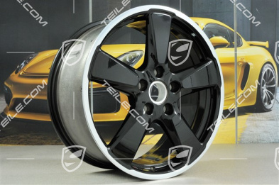 20-inch wheels rims set "Sport Classic", 9,5J x 20 ET65 + 11,5J x 20 ET63, in black