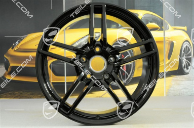 19" Felgensatz Carrera, 8,5J x 19 ET54 + 11J x 19 ET48, schwarz hochglanz