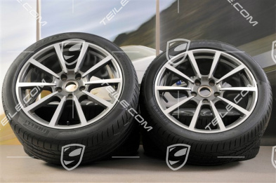 20" Carrera Classic II Sommerräder Satz, 8,5J x 20 ET51 + 11J x 20 ET70 + NEUE Pirelli Sommerreifen 245/35 ZR20 + 295/30 ZR20