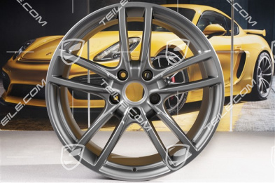 20-inch Cayenne Sport wheel rim, 10,5J x 20 ET64, Platinum satin-mat