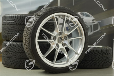 20-inch Carrera S (III) winter wheel set, 8,5J x 20 ET51 + 11J x 20 ET70, Michelin winter tyres 245/35 ZR20 + 295/30 ZR20, TPMS