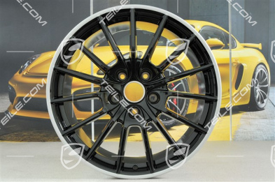20" Felga Panamera Sport, 11,5J x 20 ET63, ramiona felgi czarny wysoki połysk