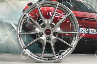 20" Komplet felg Carrera S (III), 8,5J x 20 RT51 + 11J x 20 ET70, platynowy-satyna