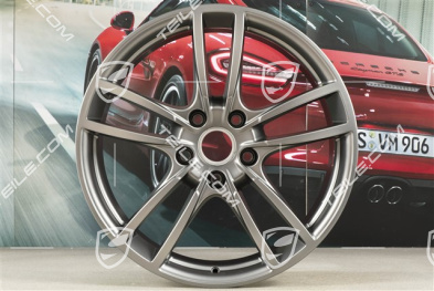 20" Cayenne Sport Felgensatz, 10,5J x 20 ET55 + 9J x 20 ET50, Platinum-Seidenmatt