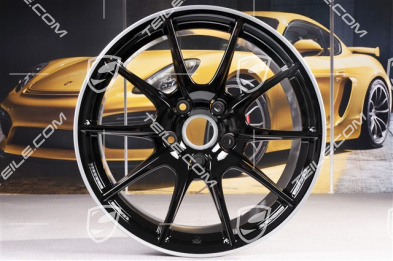 19" Felga Boxster Spyder, Edycja specjalna Black Edition, czarny połysk, 10 J x 19 ET42