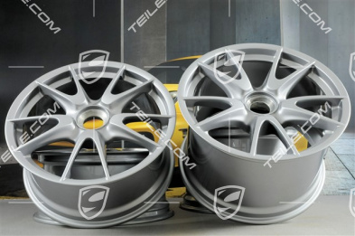 19" Komplet felg GT3 II, tytan met., przód 8,5J x 19 + tył 12J x 19, do GT3
