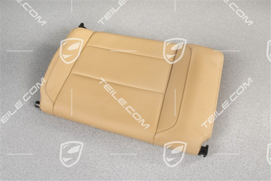 Back seat backrest, Rear, Leather, Luxor beige, Coupe, R
