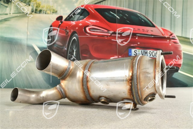 Catalytic converter, sports exhaust system, cyl. 4-6, R