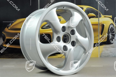 17-inch Boxster S wheel set, 7J x 17 ET55 + 8,5J x 17 ET50