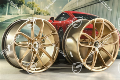 22" komplet felg GT, felgi 10,5J x 22 ET49 + 11,5J x 22 ET52, Neodyme