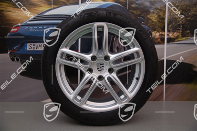 19" Panamera Turbo Sommerräder Satz, vordere Felgen 9J x 19 ET60 + hinten 10J x 19 ET61 + Reifen 255/45 ZR19 + 285/40 ZR19
