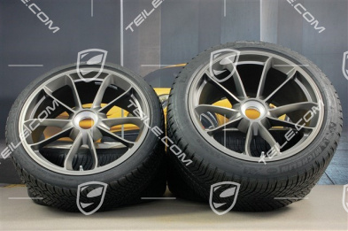 GT3RS / GT2RS 20" / Winterräder Satz, Felgen 9J x 20 ET55 + 12J x 20 ET47 + Michelin Winterreifen 245/35 R20 + 315/35 R20, mit RDK Sensoren