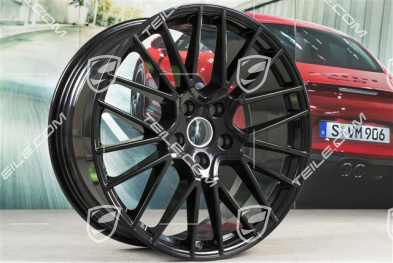 21-inch wheel rim, Cayenne RS Spyder, 9,5J x 21 ET46, black high gloss