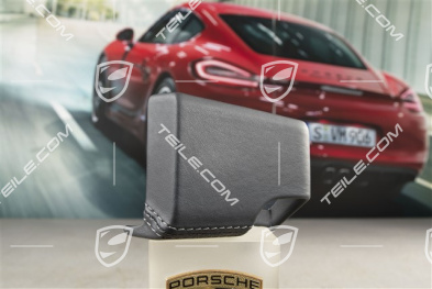 Lederblende, Türgriff, innen, Schwarz, L