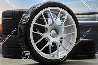 19-inch winter wheel set, RS Spyder, central locking, wheels: 8,5J x 19 ET56 + 11J x 19 ET51 + NEW Pirelli winter tyres: 235/35 R19 + 295/30, with TPM